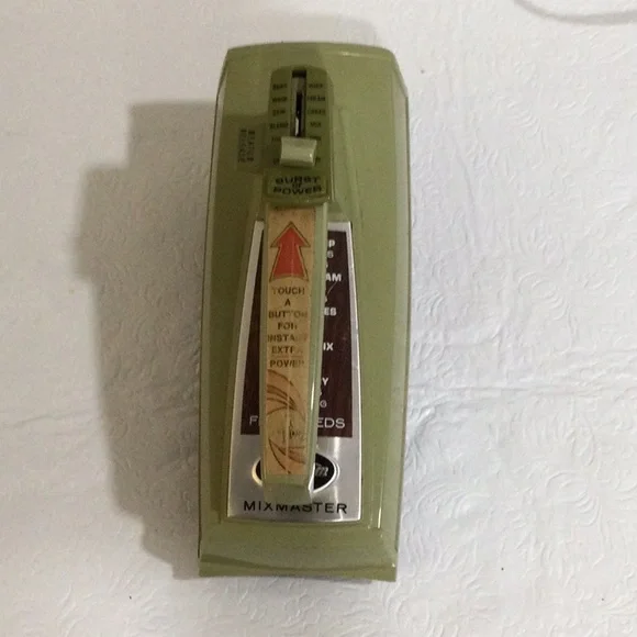 Sunbeam Mix Master Five Speed Hand Mixer Vintage Works - Picture 15 of 16